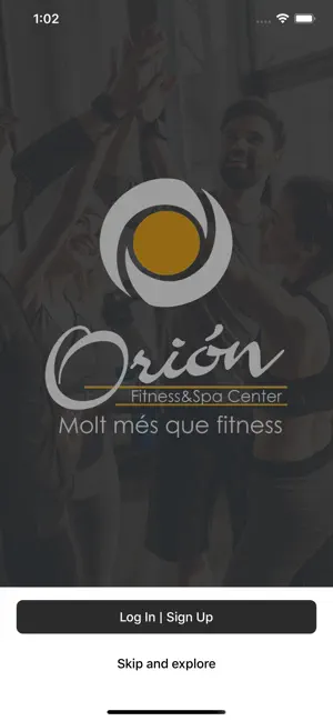 Orión Fitness screenshot 1