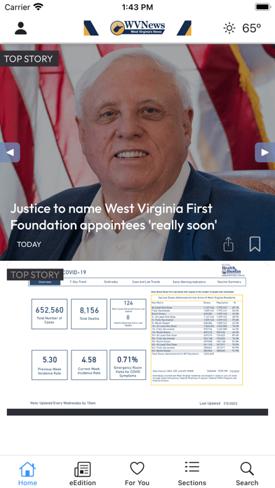 WVNews Screenshot