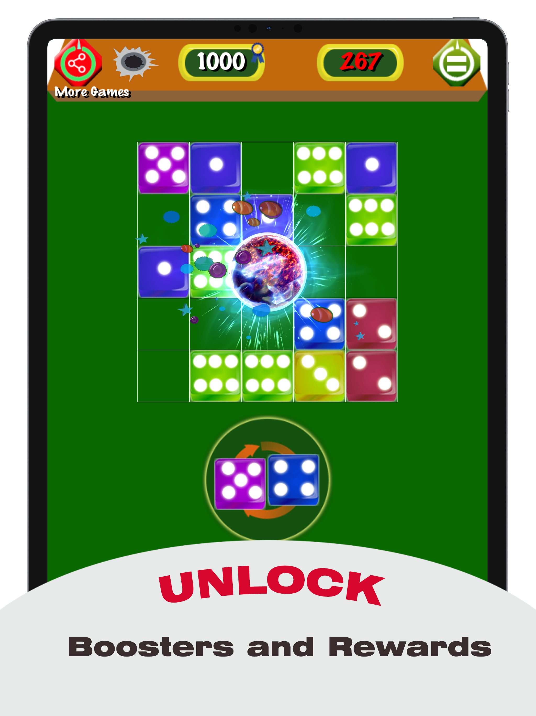 Fun 7 Dice - Merge Puzzle