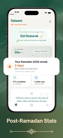 Thabit: Ramadan Fast Tracker Screenshot 2 of 7