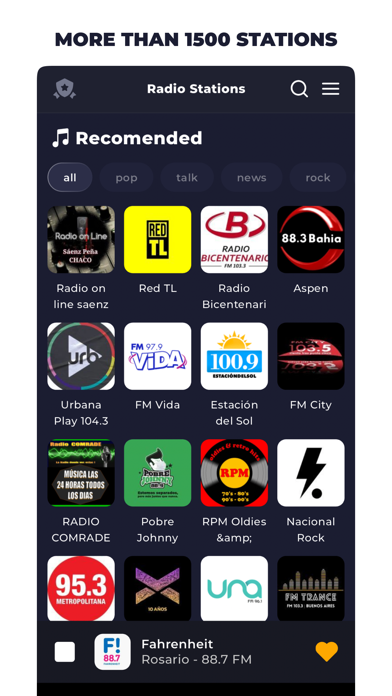 Radio Argentina Online FM Screenshot