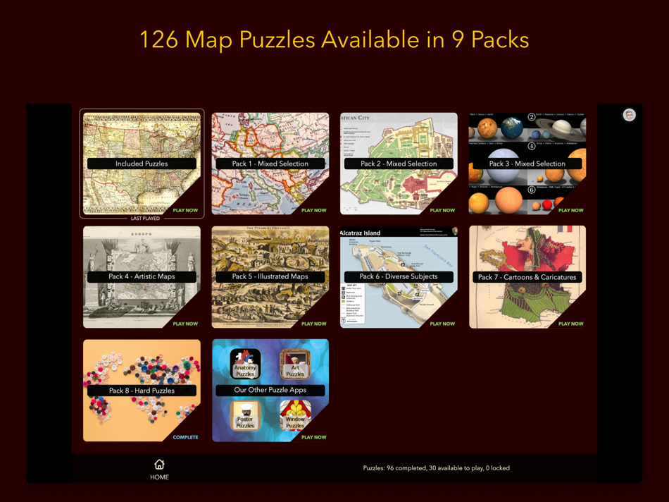 #4. Map Puzzles (macOS) 由: CleverInfo