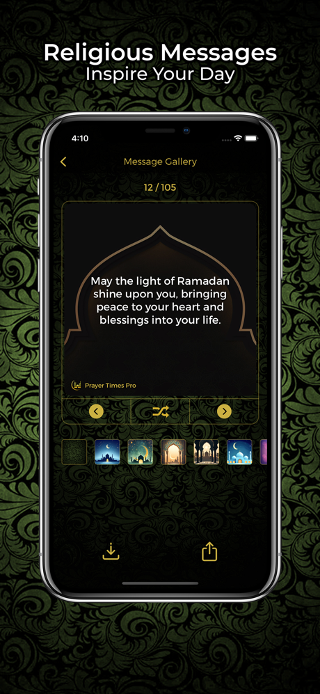 祈祷时间：穆斯林古兰经朝拜指南针宣礼天房专业版礼拜提醒助手 screenshot 8
