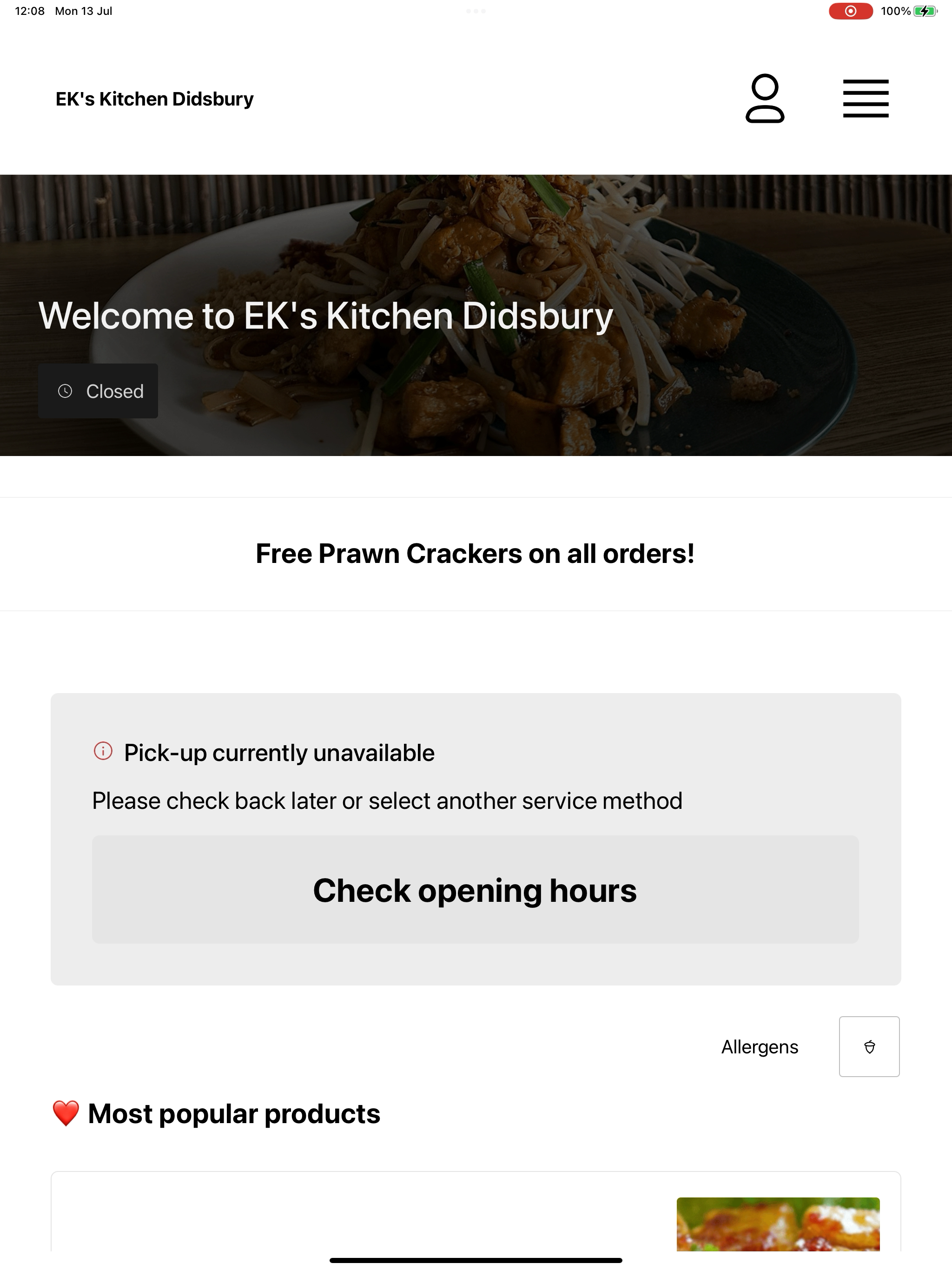 EK's Kitchen Didsbury screenshot 13