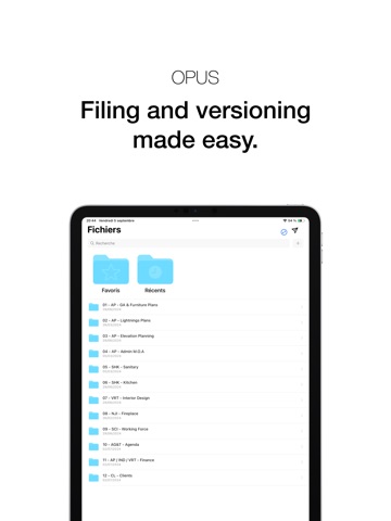 OPUS Architecture & Design iPad screenshot