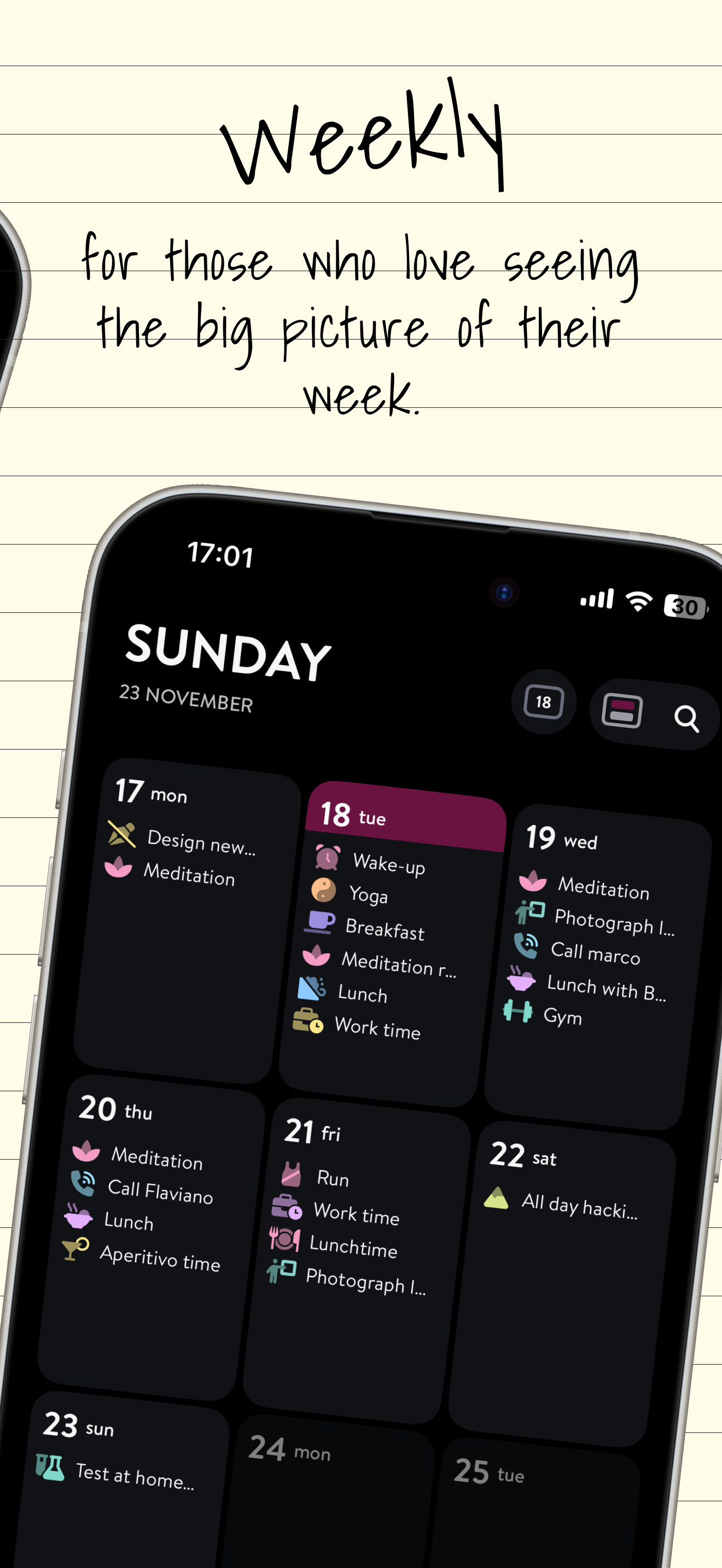 Moleskine Planner screenshot 4