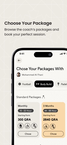 Nasaa - Find Your Coach iPhone screenshot