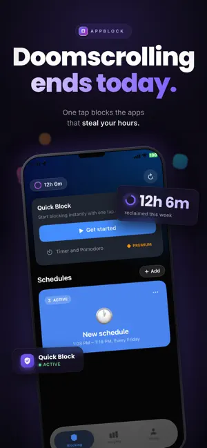 AppBlock: App Blocker & Limits screenshot 1