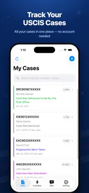 Case Tracker: USCIS Status screenshot 1