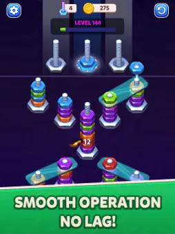 Bolt Sort - Stacking Puzzle screenshot 8