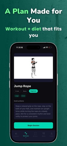 FITAI Fitness Workout Planner screenshot