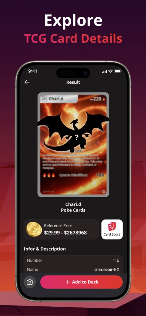 TCG Card Identifier Value - Reference App | MWM