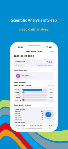 Wonder Sleep - Sleepy Sounds iPhone screenshot