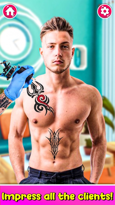 Tattoo Salon Ink Master Game Screenshot
