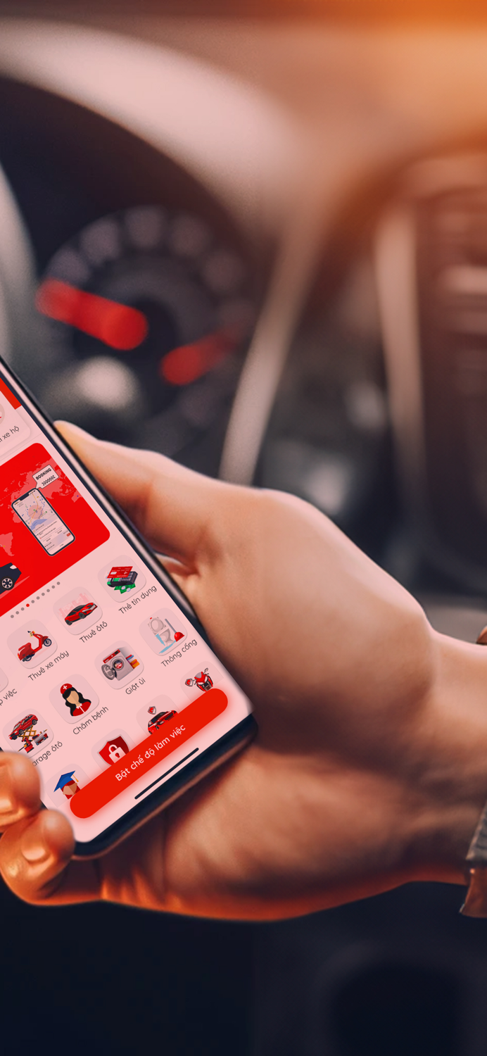 Goladi Đặt xe  Dịch vụ