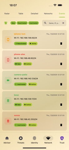 EDAMAME Security Mobile screenshot