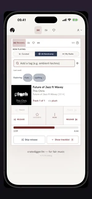cratedigger.fm screenshot 3