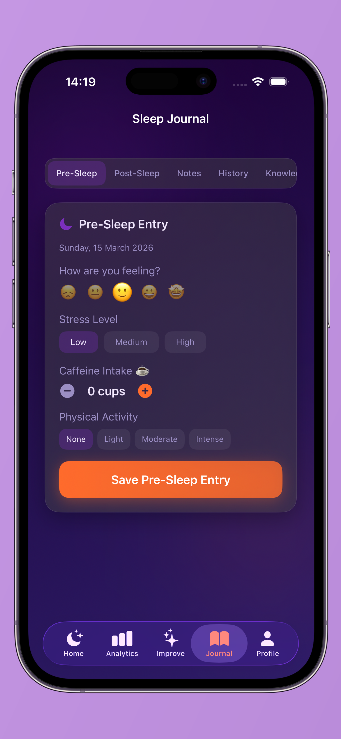 Peaceful Pro: Sleeping Friend