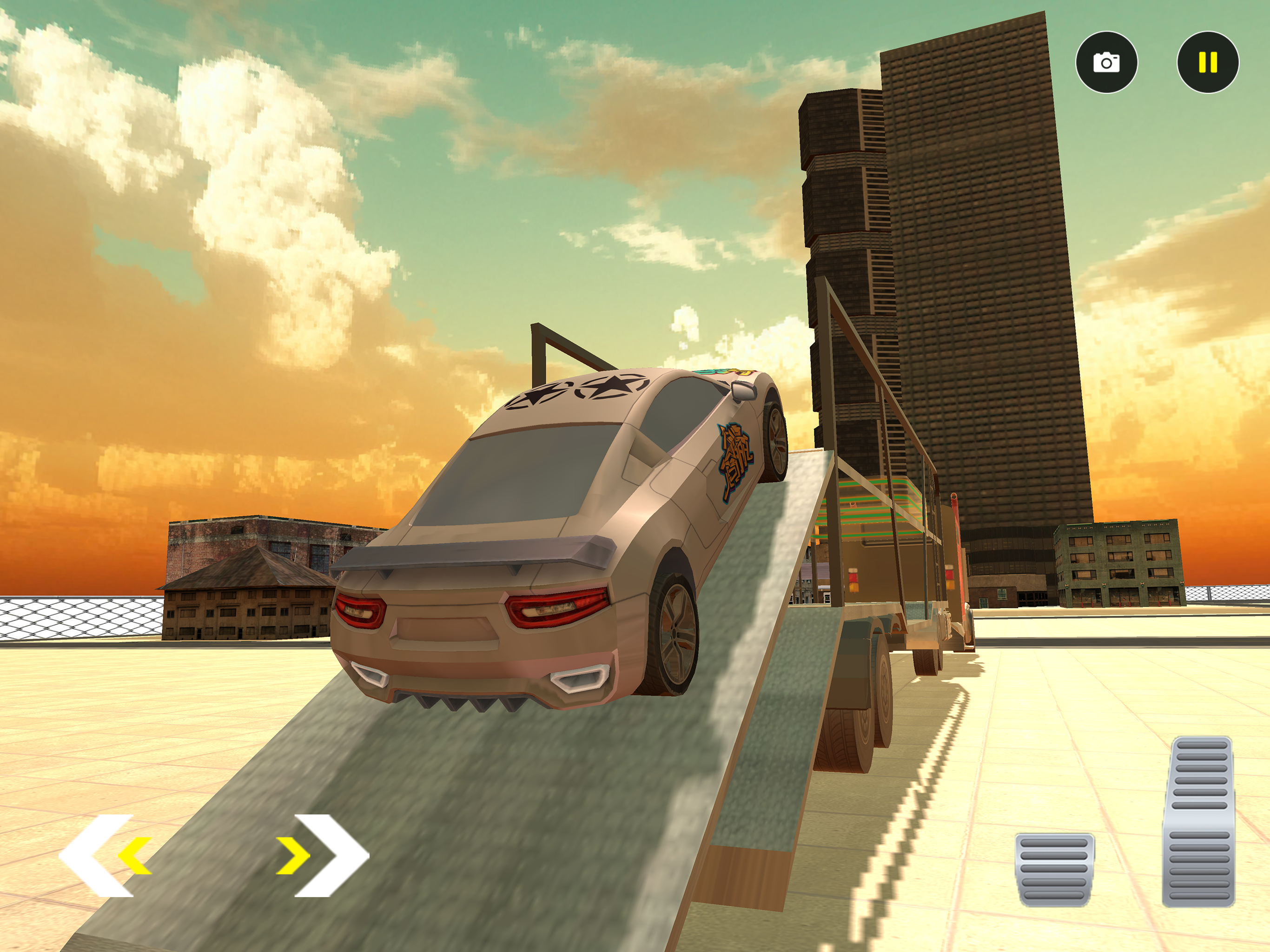 Car Driving Cargo Truck Sims