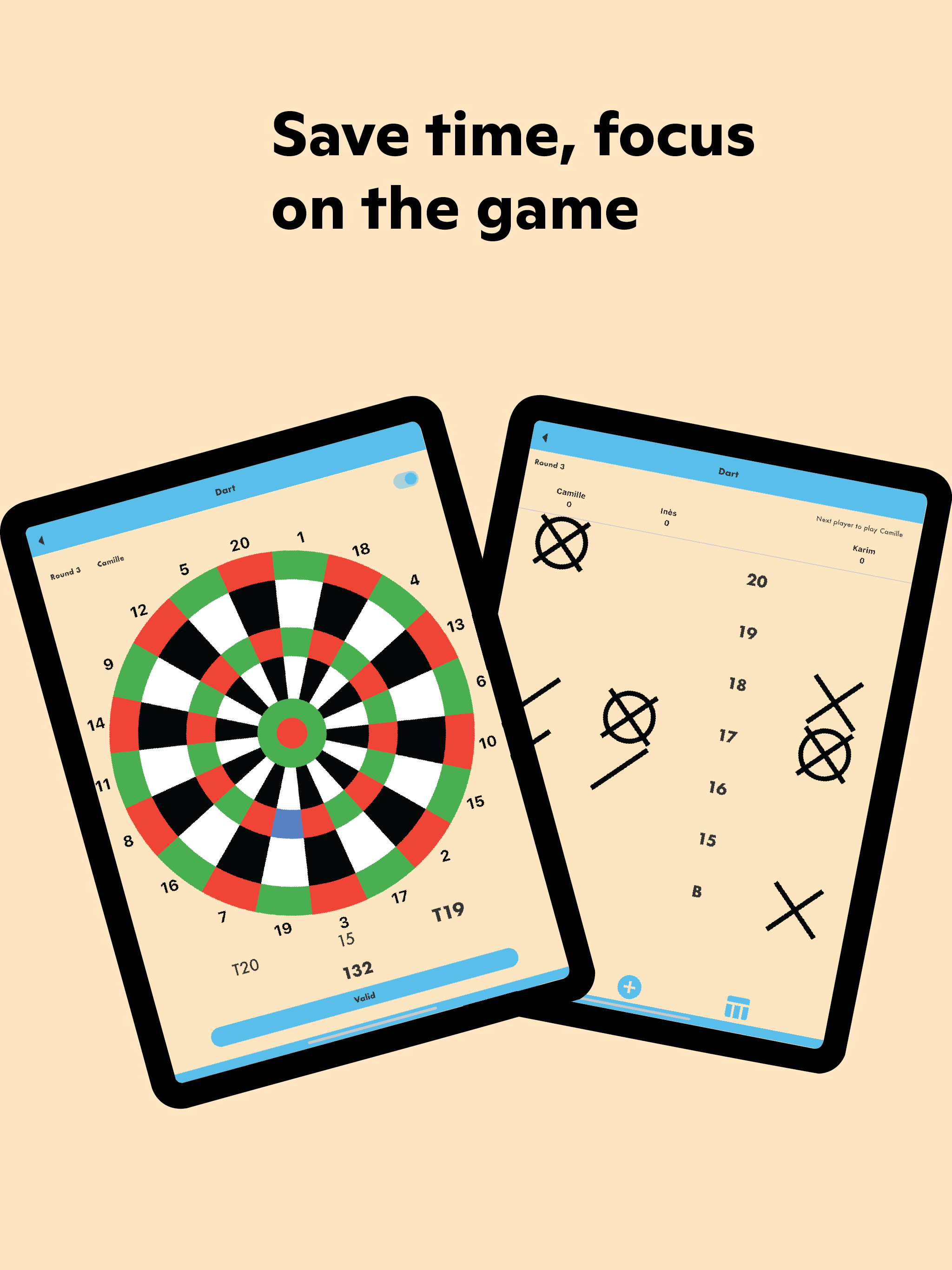 Score points