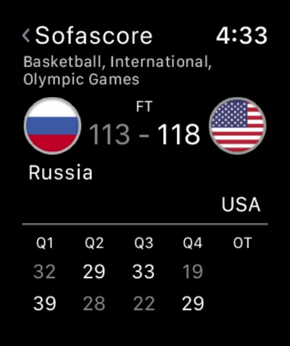 Apple Watch screenshot