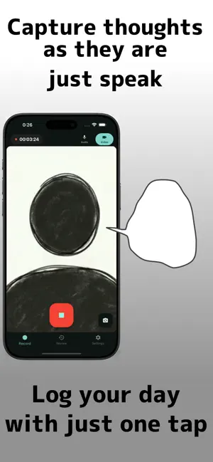 Monolog – Voice & Video Diary screenshot 1