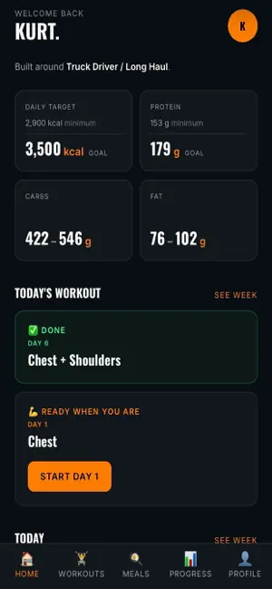 IronPlate.Fitness screenshot 2