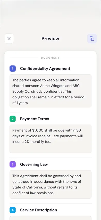 SIMBLE Document System screenshot 2