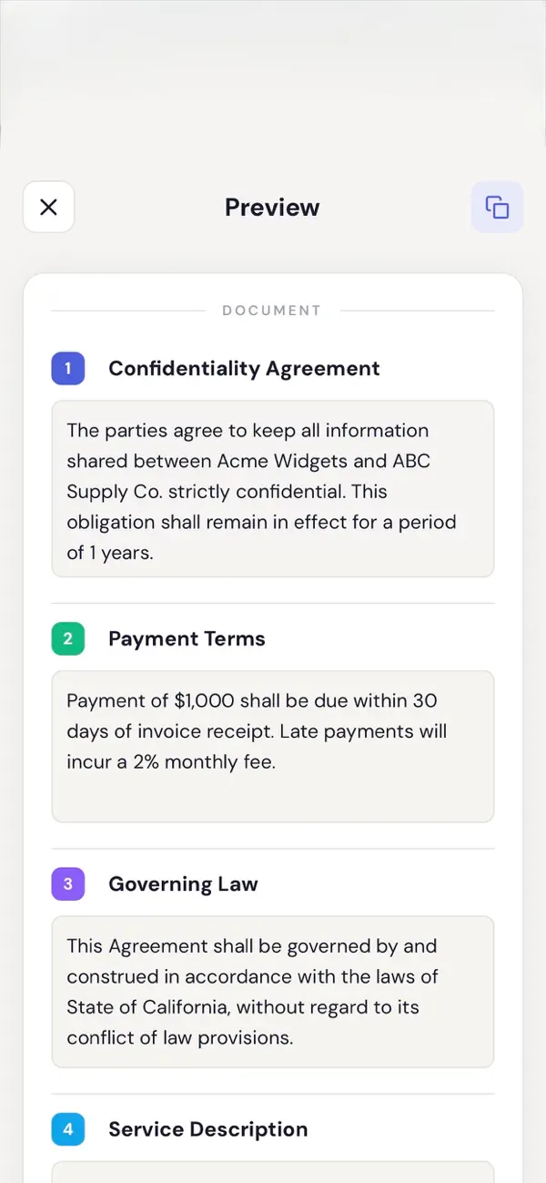 Screenshot #2 pour SIMBLE Document System