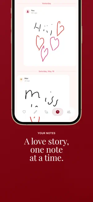 drawn - love notes for couples screenshot 3