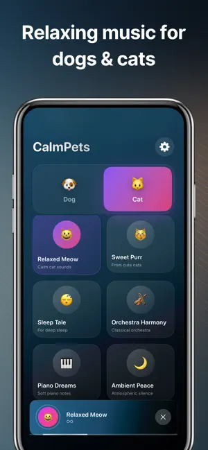 CalmPets Dog Cat Calming Music screenshot 2