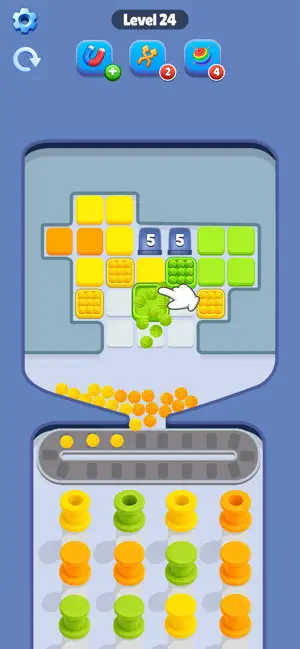 Yarn Ball 3D:Color Sort Puzzle screenshot 2