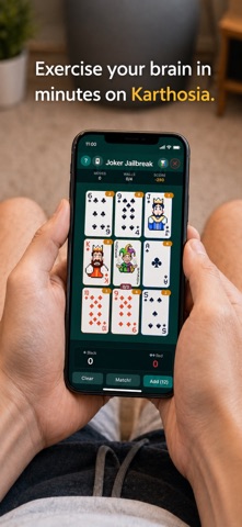 Karthosia - offline card games iPhone screenshot
