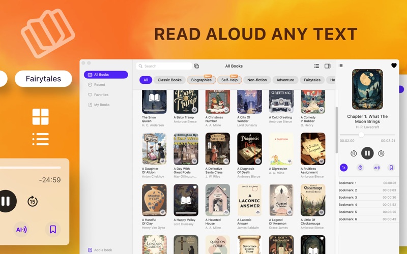 Ebooks Reader: Audio Books Screenshot