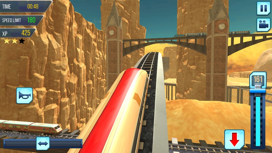 #2. Subway Bullet Train Driving 3D (iOS) 由: Gamezeniq Technologies