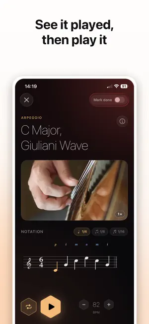 PracticeOS: Guitar Technique screenshot 1