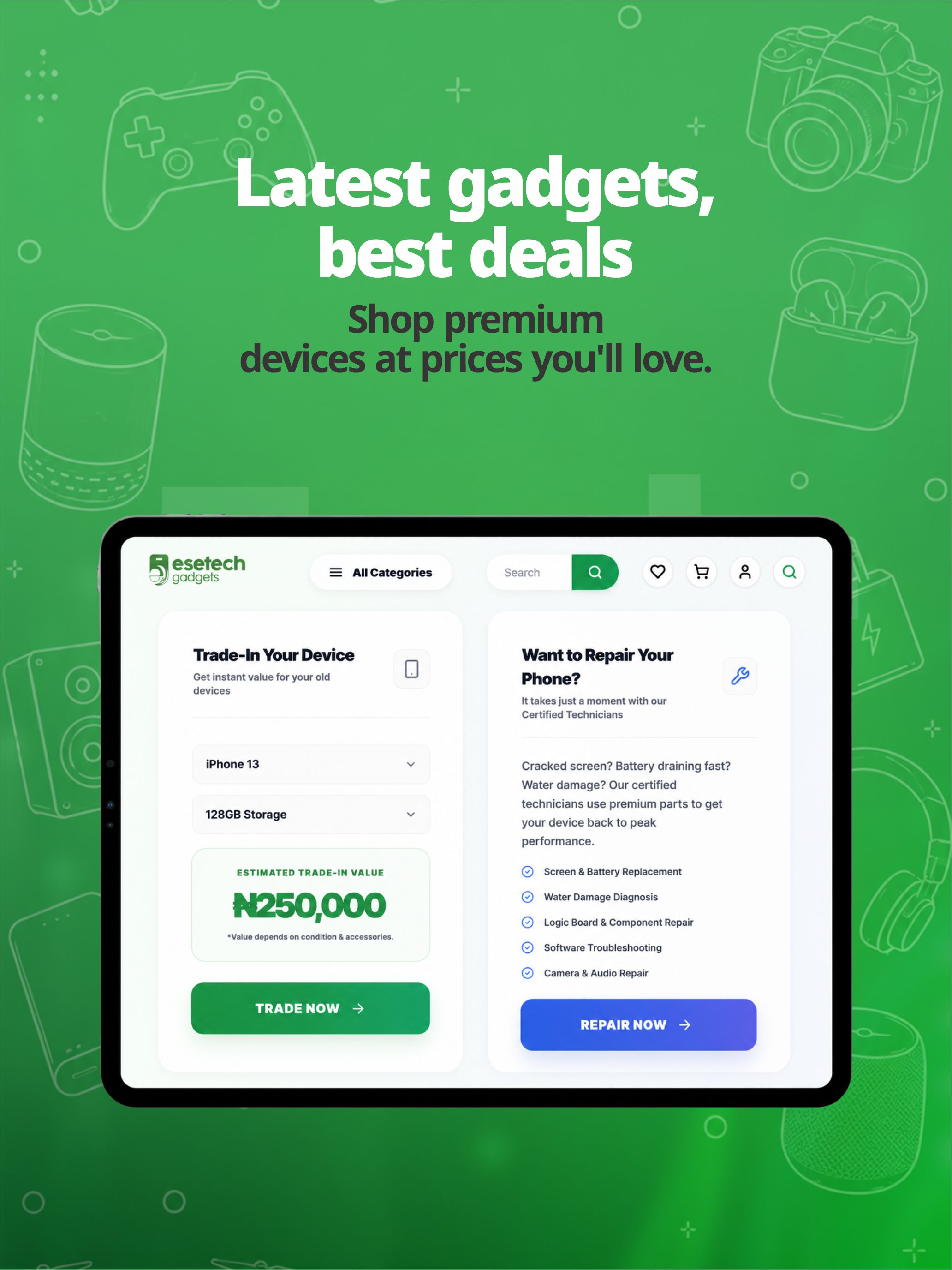 Esetech Gadgets screenshot 6