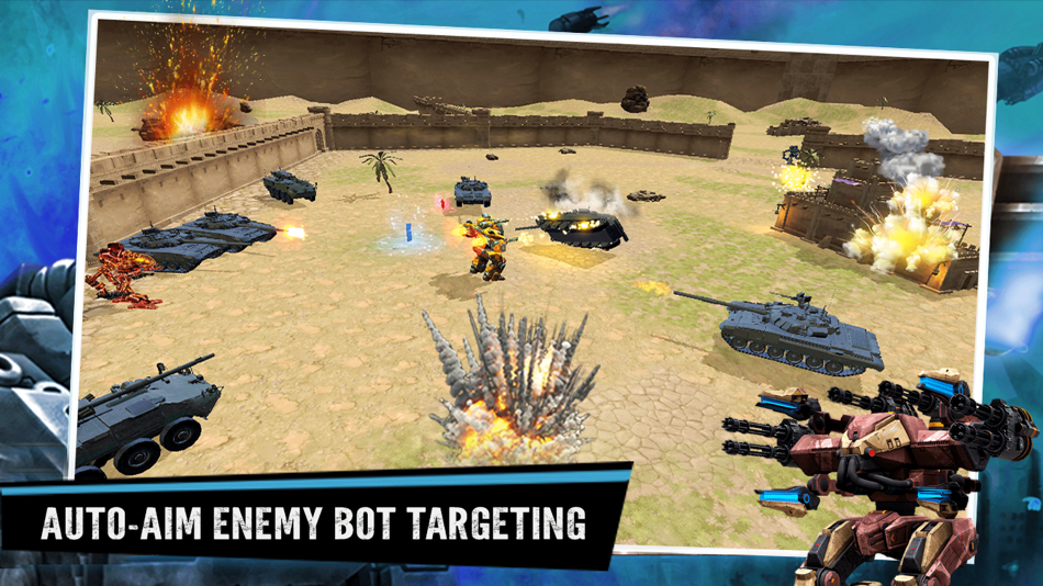 #3. Robot Wars: Real Steel Warfare (iOS) 由: Connect Technologies