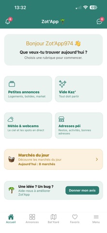 Zot'App iPhone screenshot