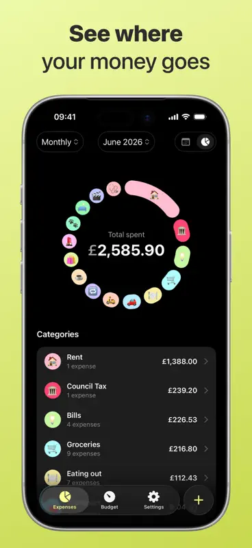 Expense Tracker - DaTrack screenshot 1 of 10