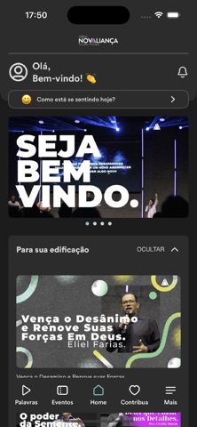 Igreja Nova Aliança Cornélio iPhone screenshot