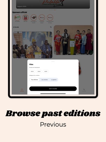 Porlahla iPad screenshot