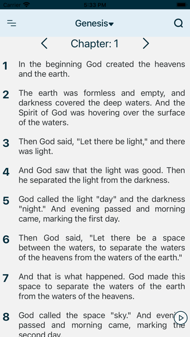 New Living Translation NLT Screenshot