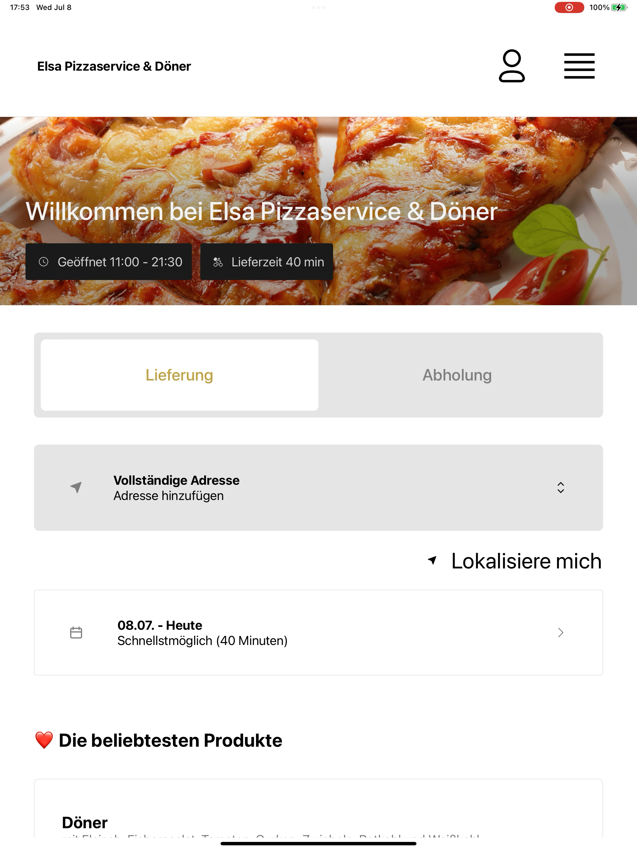 Elsa Pizzaservice & Döner screenshot 13