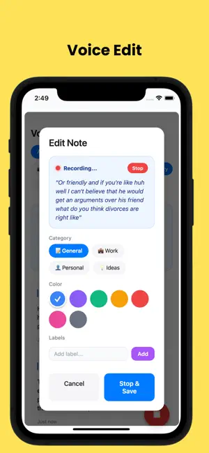 Voice Note: Audio Notes AI screenshot 4