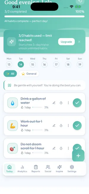 LifeFlow - Daily Habit Tracker screenshot 1