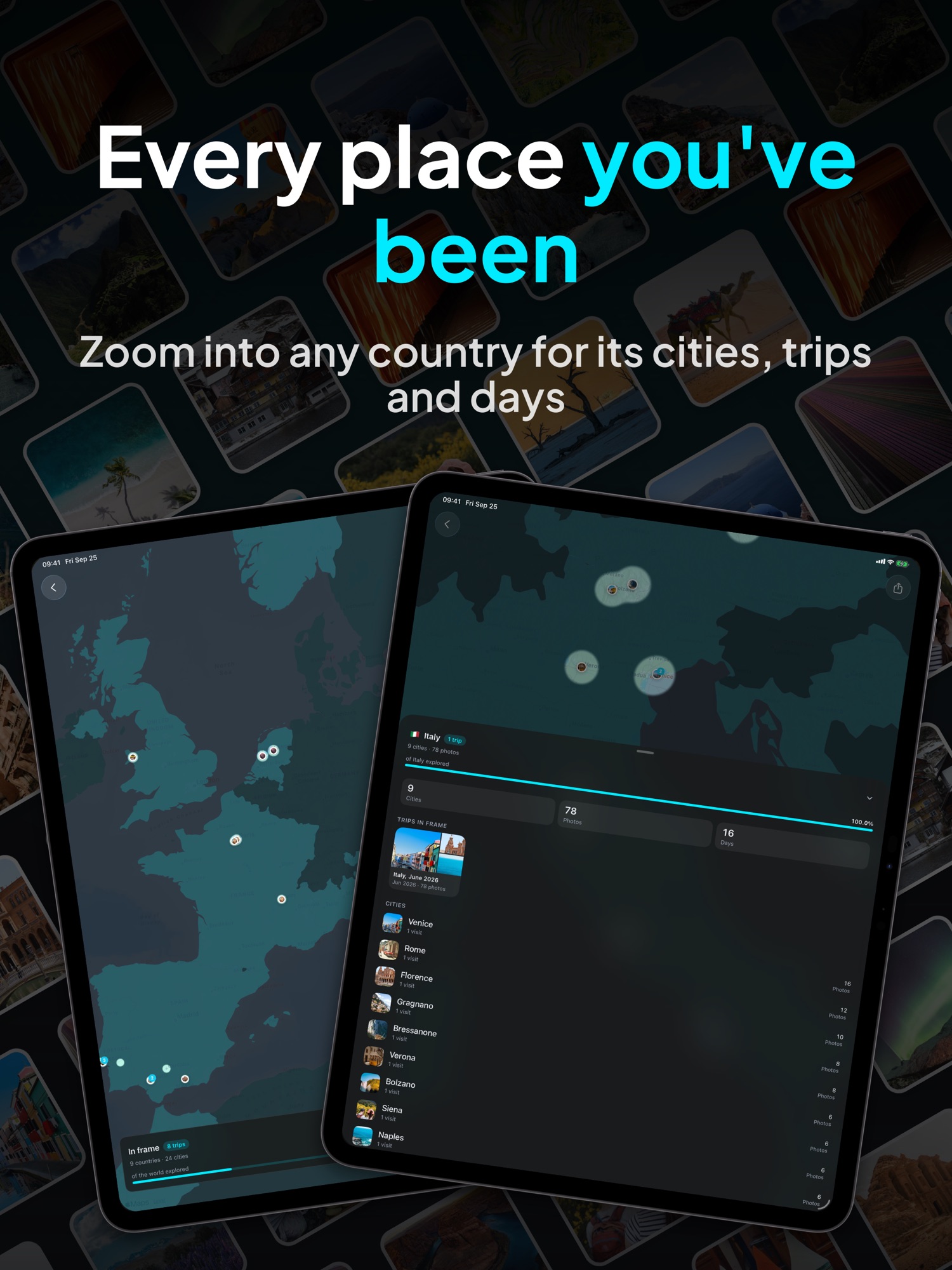 Fogged: Travel Photo Map screenshot 8