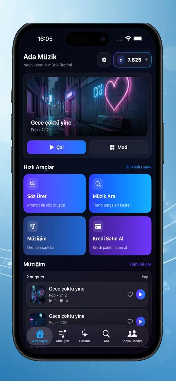 Screenshot #1 pour ADA MÜZİK