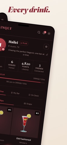 Drinqly: Drink Journal Screenshot 2 of 6