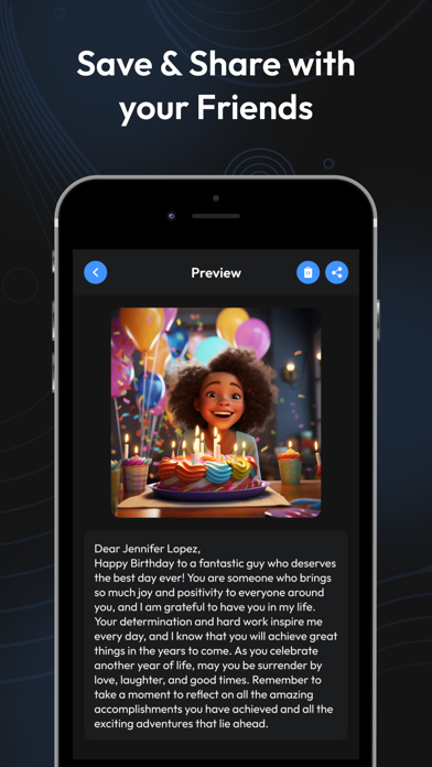 AI Birthday Photo - Video Screenshot